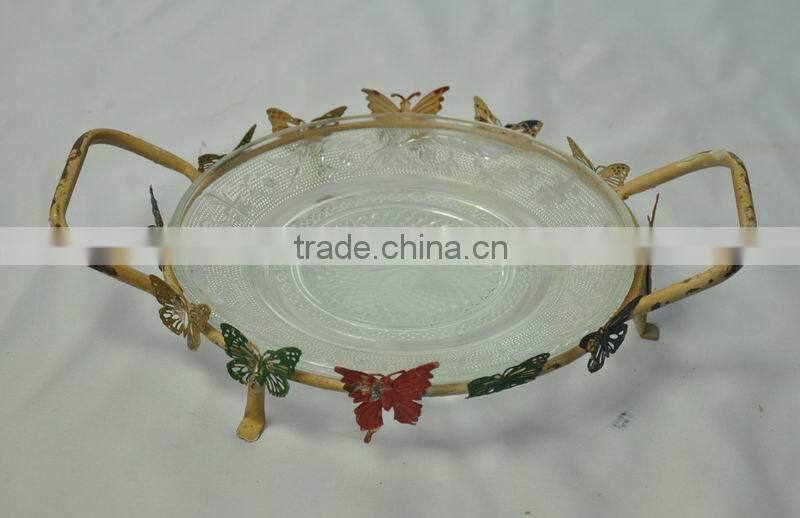 Beautiful vintage wedding serving tray food plate