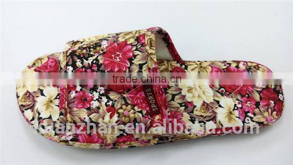 Floral cotton print nude indian girls photos slipper