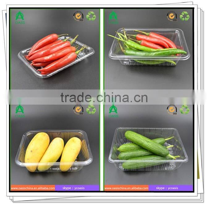 Blister disposable Plastic fresh tomato vegetable tray