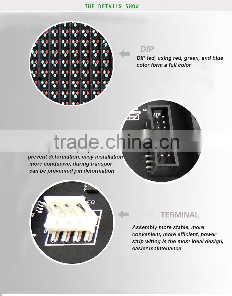 outdoor waterproof sxey xxx video led large screen DIP p16 outdoor full color led display