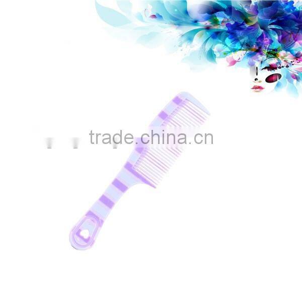 2015 Top Quality High Heat Resistance Professional Handle Plastic Hair Comb