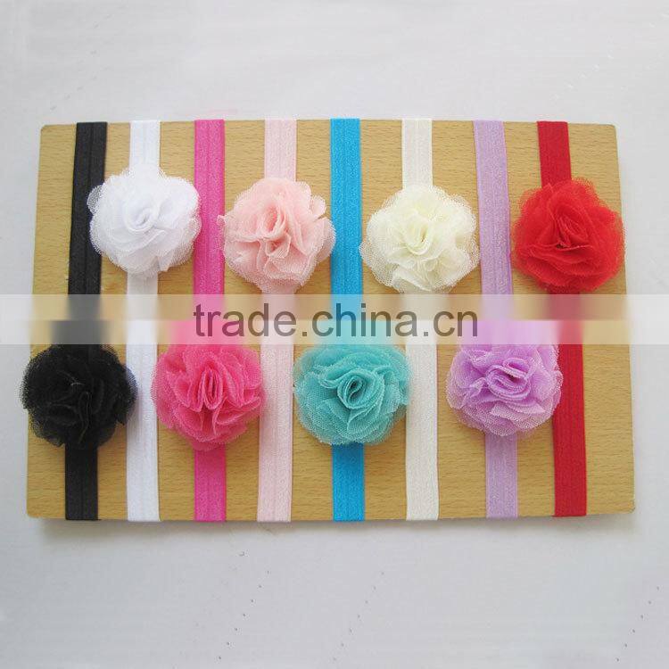 Wholesale gauze han edition beautiful l colour high elastic rubber bands bady band