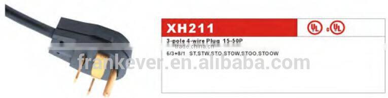 NEMA15-50P Amercian UL power cord European standard ac power cord