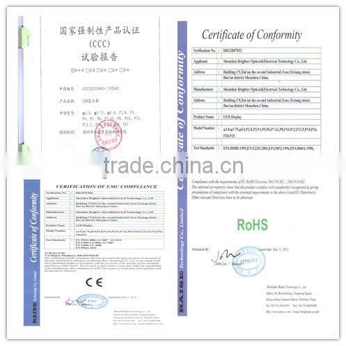 Indoor P3.91 P4.81 Full Color Rental Led Display