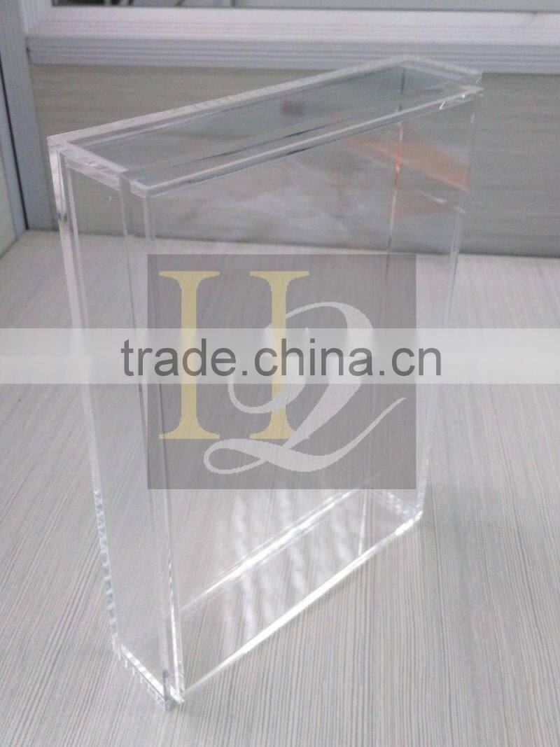 Manufacturer direct sale acrylic name card box acrylic paper box note box