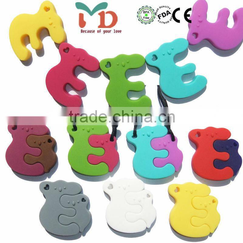 Eco-friendly BPA Free Silicone Jewelry Silicone Beads for Necklace