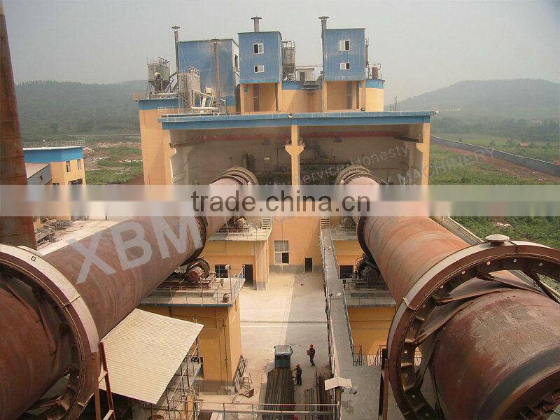 2014 XBM durable and energy saving Rotary kiln for calcinating limestone