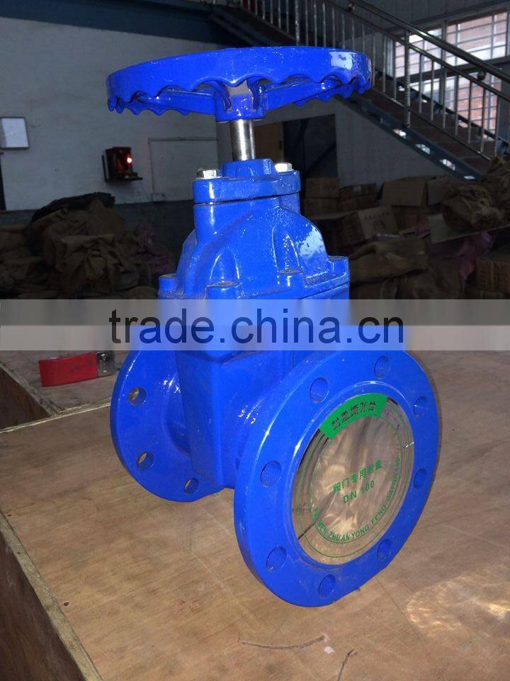 Ductile Iron DIN3352 F4 DN100(4 inch) Gate Valve PN10/PN16
