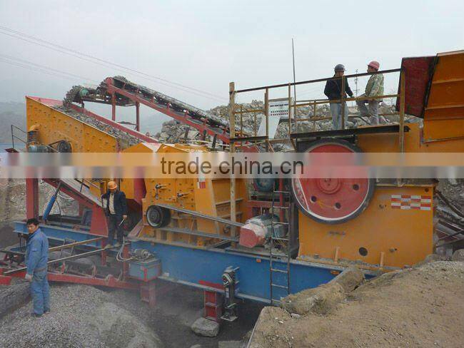 50th mobile crusher plant for Manganese mine