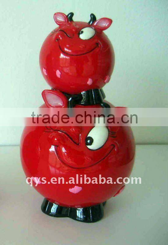 double layers coin bank