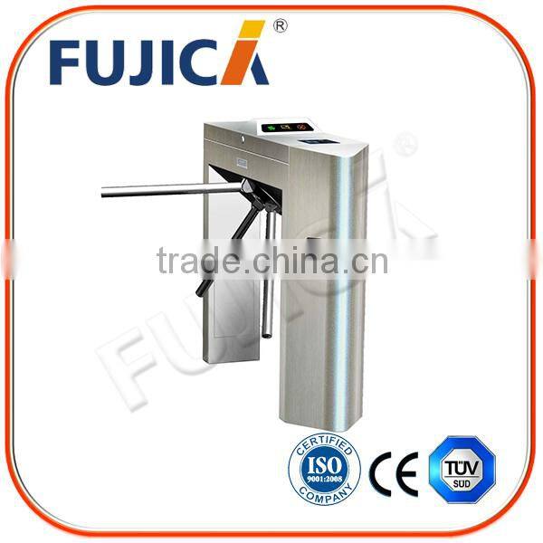 Approved Bridge Type Pedestrian Access Control Half Height Tripod Turnstile