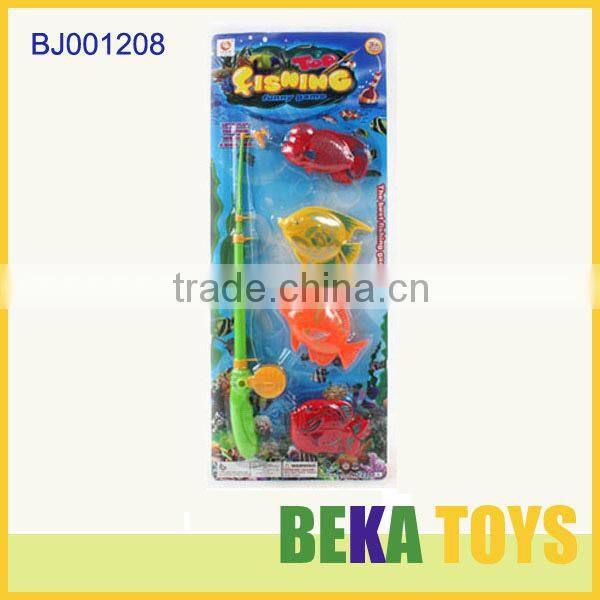 Hot summer toys happy kids toy funny magentic plastic fishing toys small kids fishing game toy