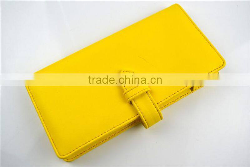 Newest popular fashion design exquisite leather women wallet 2015