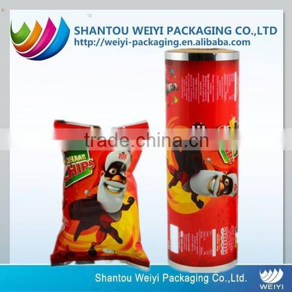 Food mylar biscuits packaging pouch plastic aluminum foil snack sealing bag flexible potato chips packaging sachets