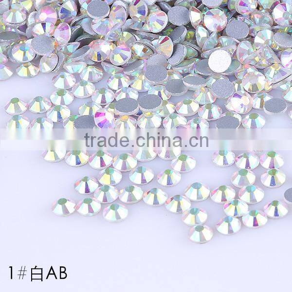 1440pcs SS3-SS40 27 colors for you choose Crystal glass hot fix rhinestones Nail Art Decoration