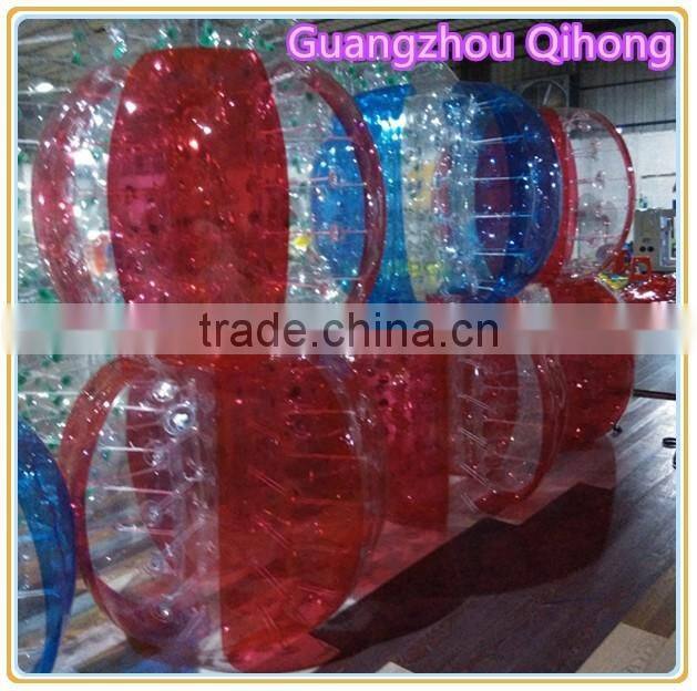 Commercial grade inflatable zorb soccer indoor, zorb soccer balls, human sized bumper ball