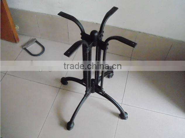 cast iron black restaurant table base F21