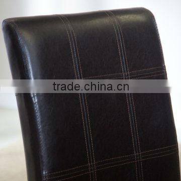 Black Leather Dinning chair HS-DC215