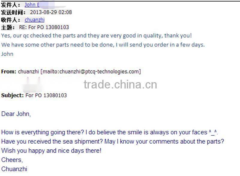 chrome coating internal threaded steel mechanical bush and mechanical sleeve