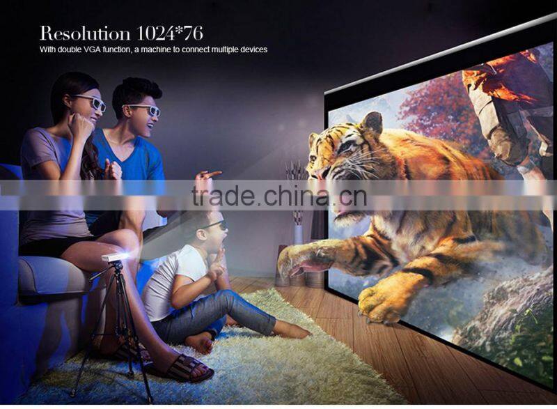 2016 New Cheap HD TV home cinema Projector HDMI LED Game PC 1080p Digital Proyector dlp 3D Beamer