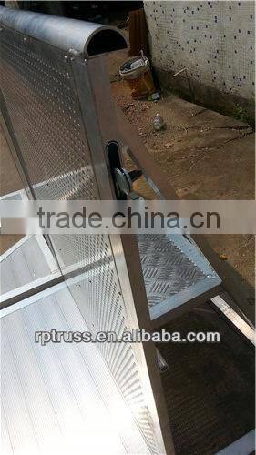 RP aluminum crowd barricade width*deepth*Height: 4FTx4FTx6FT