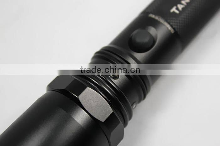 2015 latest USB rechargeable waterproof torch light from TANK007 manufacturer