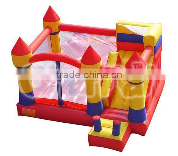 Home use inflatable oxford combo inflatable bouncer with slide