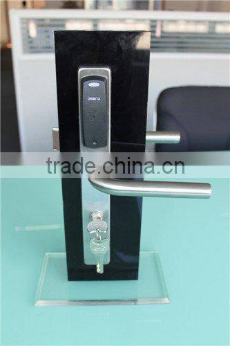 E3061 electronic key card lock with slim euro design and anti-panic function