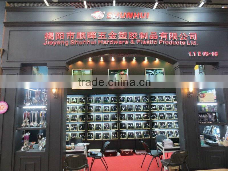 2pcs plastic handle Kids cutlery sets