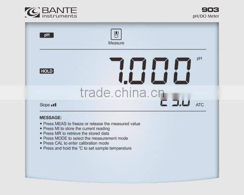 Bante903 Benchtop Multi-parameter Water Quality Meter | pH/Dissolved Oxygen Meter