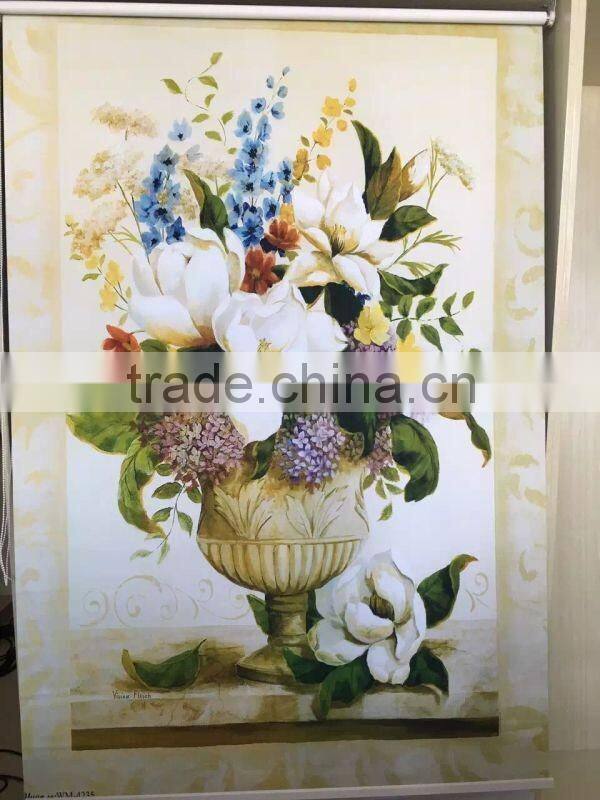 3D digital printed wall paper,roller blinds for windows