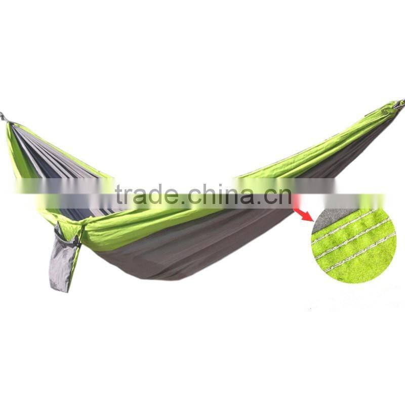 2016 Hot Selling Portable Parachute Travel Camping Hammock with Tree Straps