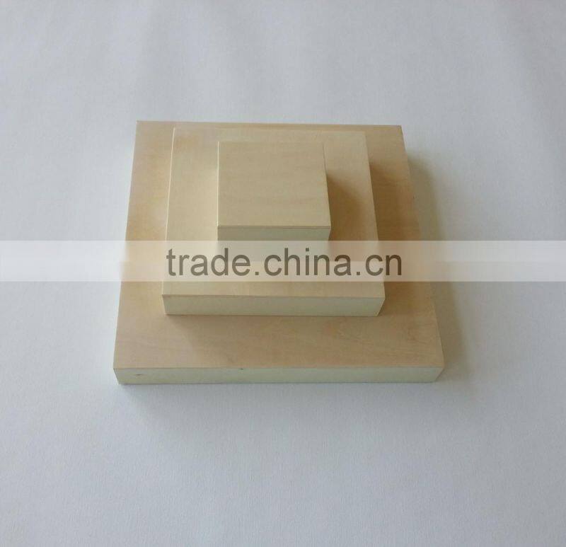 Rectangle wooden painting panel