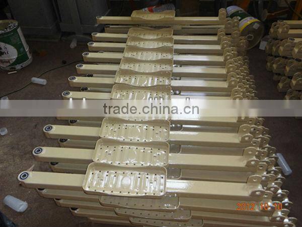 Outdoor Assembly Plastic Swing Chair With Slide BH19002