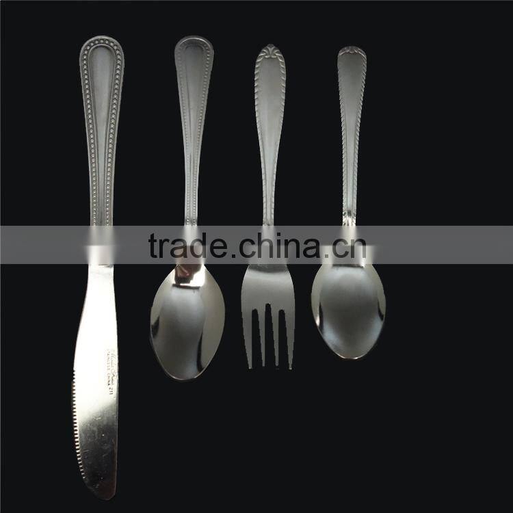 Machine polish cutlery set with the price 895 USD each ton in stock