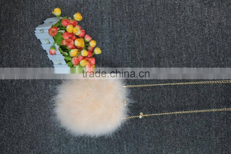 Fashion fur key bag for women bag / turkey fur key case / Real fur key holders