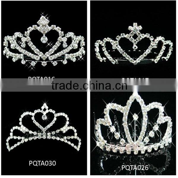 wholesale rhinestone princess crowns for wedding,engagement,party
