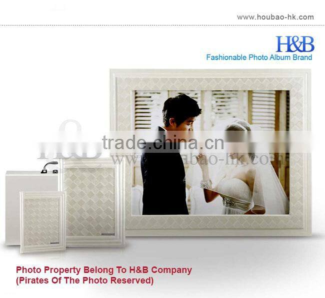 Newest leather wedding digital photo gift album photo frame