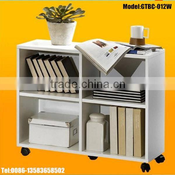 Wooden office book shelf with doors