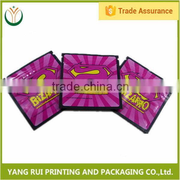 Made in china Loop Handle hulk herbal incense bag