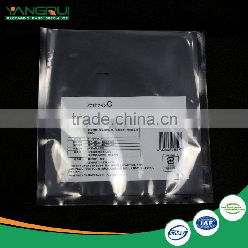 Frozen Laminated Vacuum Food Packaging Bags
