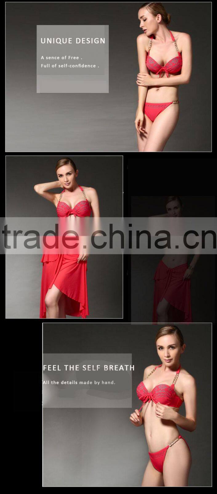 2016 wholesale fashion bikini for girl