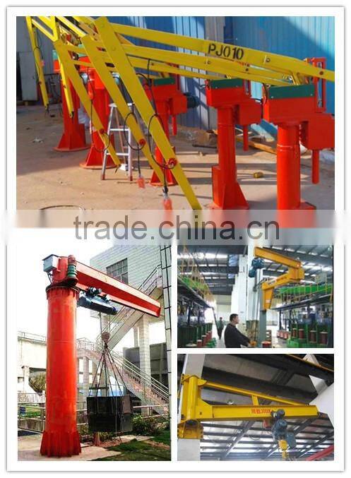 QTZ80/QTZ160/QTZ180 balance suspend jib crane/balance jib crane