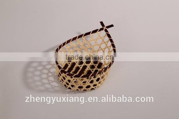 Bamboo vegetable fishtail basket for resturant