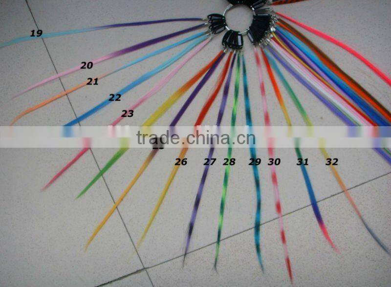 pretty two tone hair extension rainbow hair extension