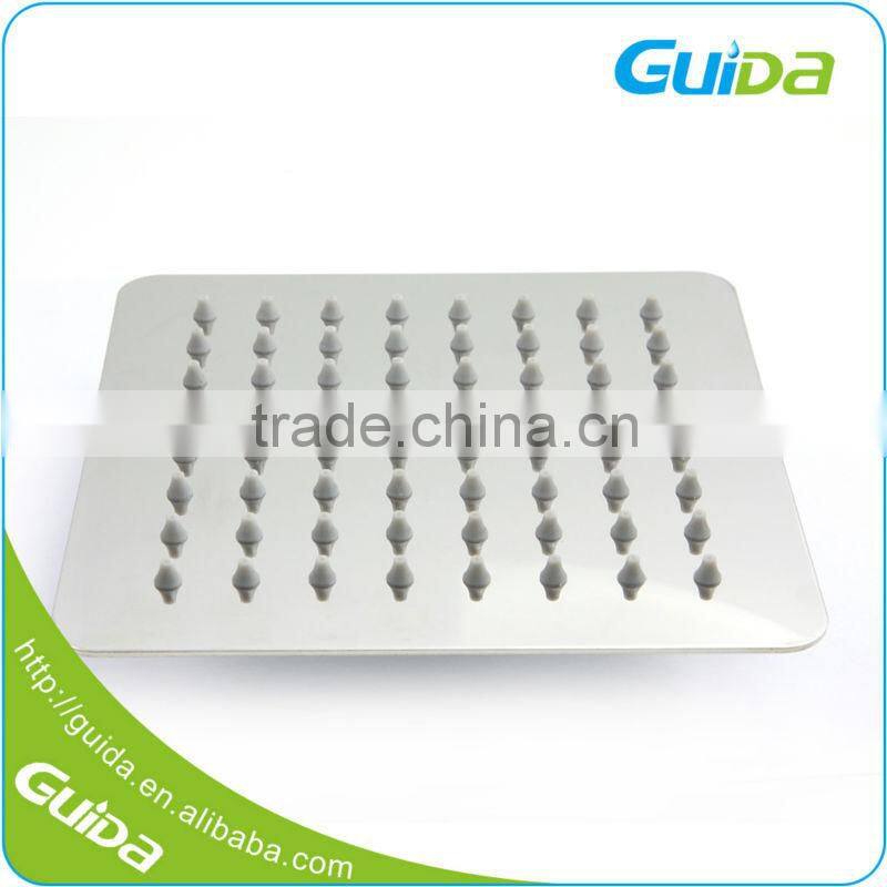 Custom Stainless Steel 12 inch Large Rain Fall Water Shower Heads Fixture Ceiling Mount System