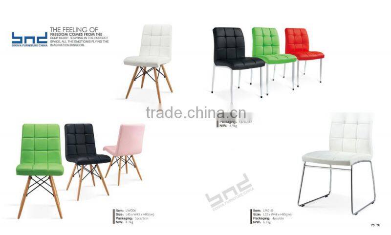 kitchen furniture leather dining chair for restaurant