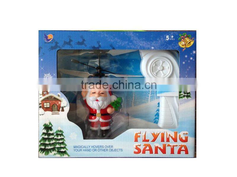 Infrared Induction Flying Santa Toy With LED HY-838U Flying Toys Flying Santa Induction Toys Flying Santa Claus Toy