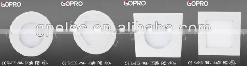 supply small led panel light with round,square shape