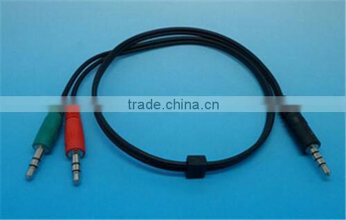 3.5mm male to 3.5mm left 3.5mm right male audio cable top quality cabletolink